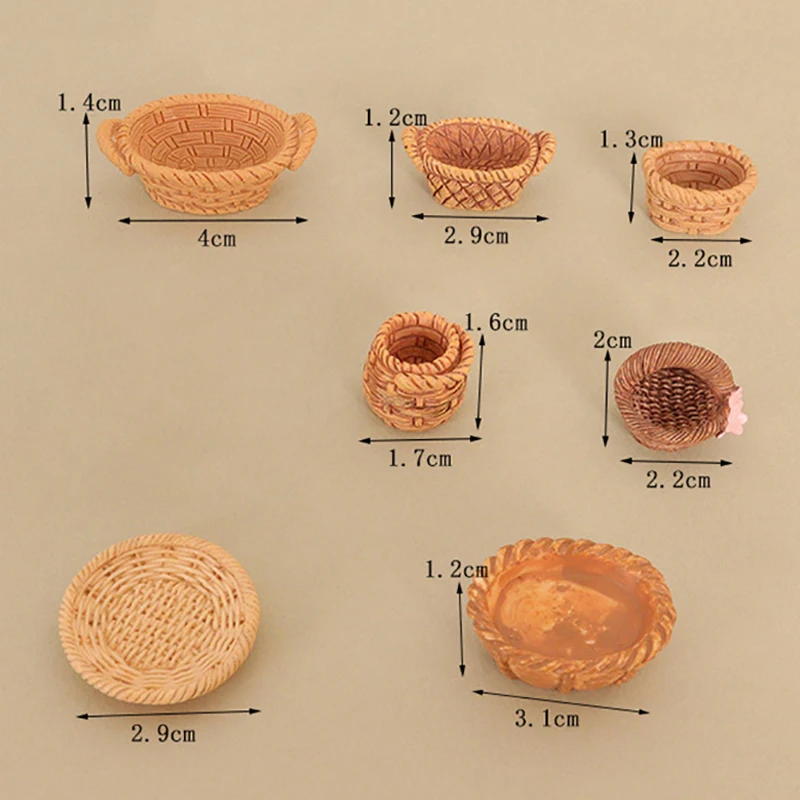 Mir de rangement de nourriture végétale de simulation, maison de courses, décoration de cuisine l'inventaire, accessoires de maison de poupées, 1/12