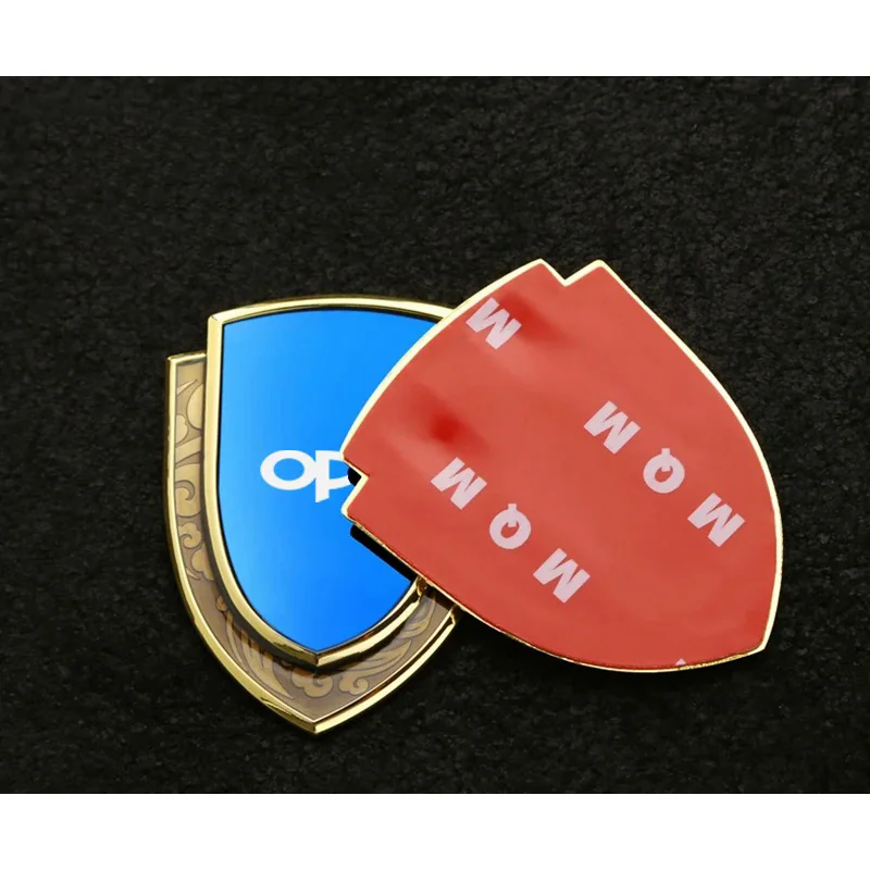 Car stickers 3D metal accsesories car accessory for opel opc opcline astra h j k g vectra b c zafira b corsa c d view 6