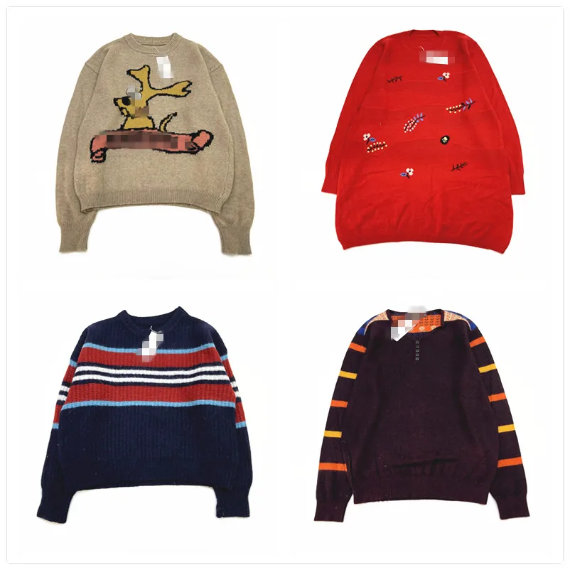 

Warm Casual Fair Isle Knit Sweater Vintage Color Candy Color Twist Autumn Winter Outerwear for Women