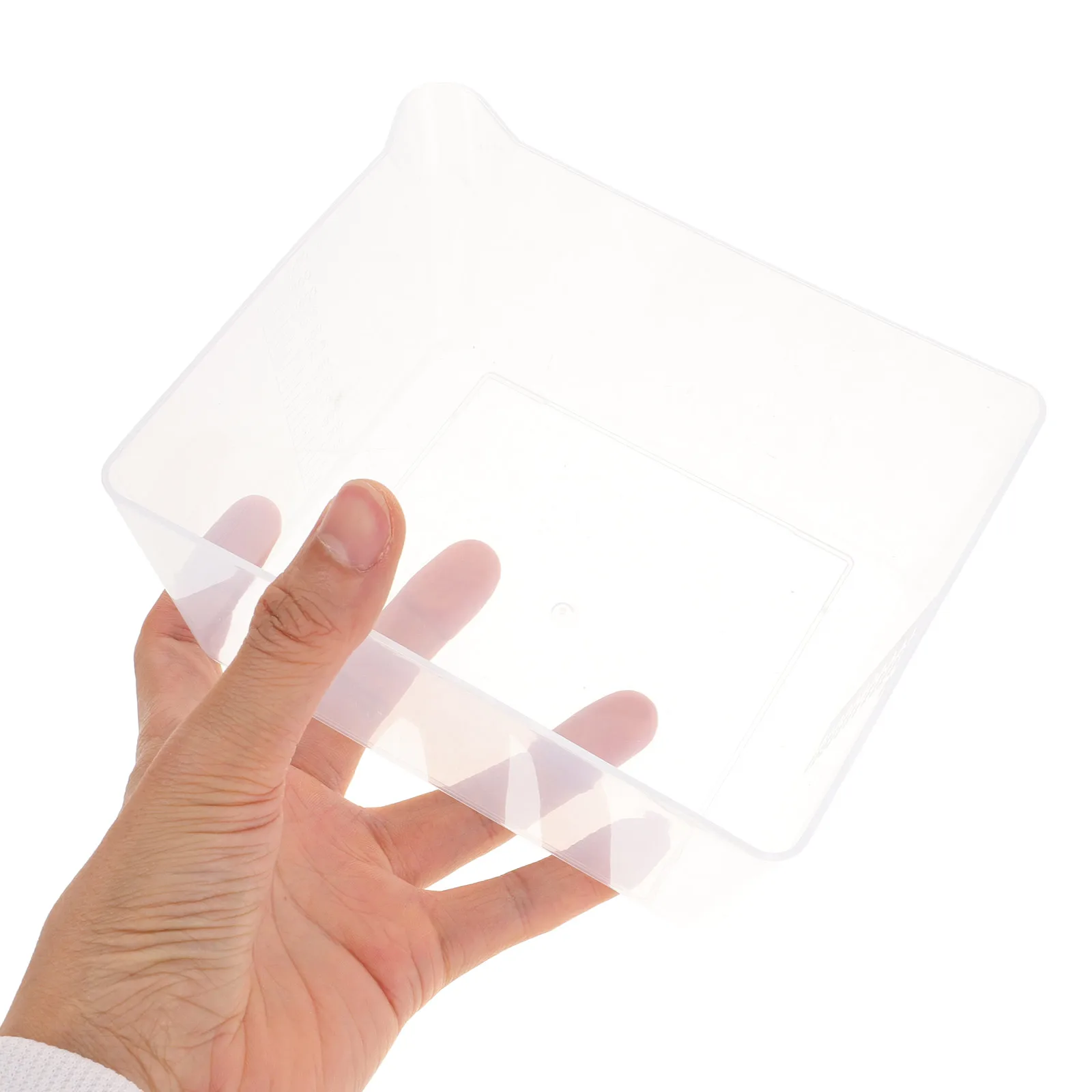 

Waterproof Clear Electronic Scale Digital Weighting Pan Plastic Weighing Bowl Portable Kitchen Storage Tray Reusable Food Bowl