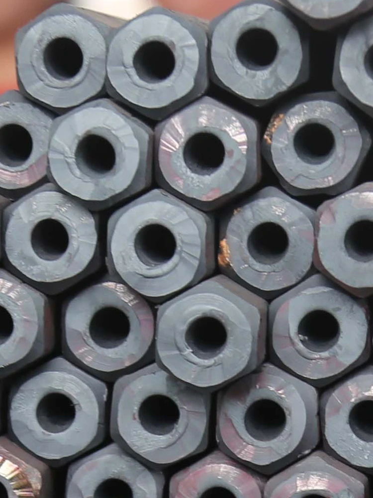 Wind drill pipe factory direct sales rock  machine B22 rod steel  bit  pipe Sanshan