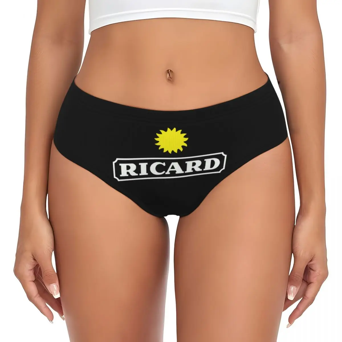 Custom Marseille France Ricards Brief Panties Women's Breathable Stretch Underwear