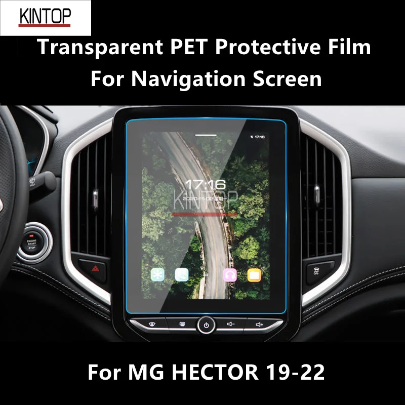 

For MG HECTOR 19-22 Navigation Screen Transparent PET Protective Repair Film Anti-scratch Accessories Refit