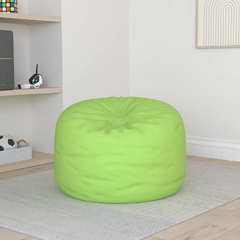 3ft Bean Bag Chair, Oversize Bean Bag Chair for Adults, Comfy Chair Bean Bag Couch Lounge Sofa Loveseat Furniture | Lime Fur