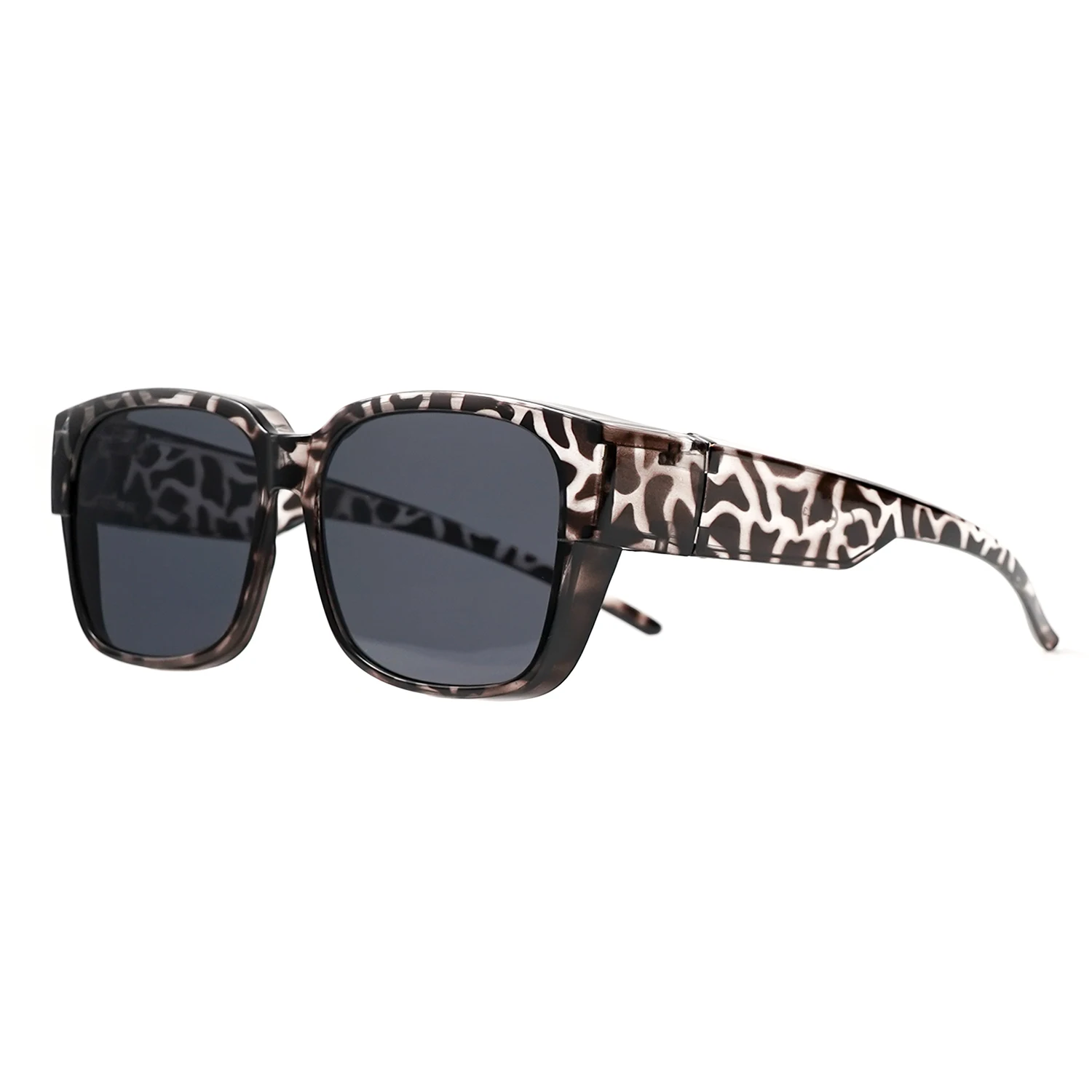 Oversized vierkante modieuze unisex zonnebril voor vrijetijdskleding, perfect voor fotoshoots, ideaal cadeau - afbeelding 1