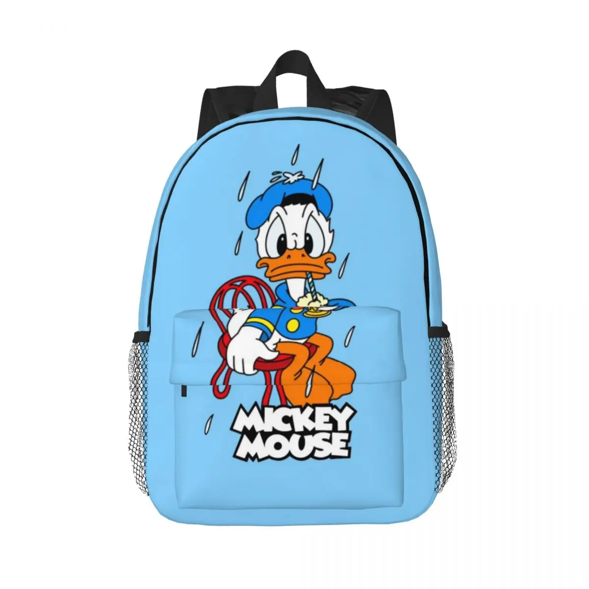 Mochila leve Donald Duck de 15 polegadas – Bolsa versátil e elegante para escola, viagens e uso diário