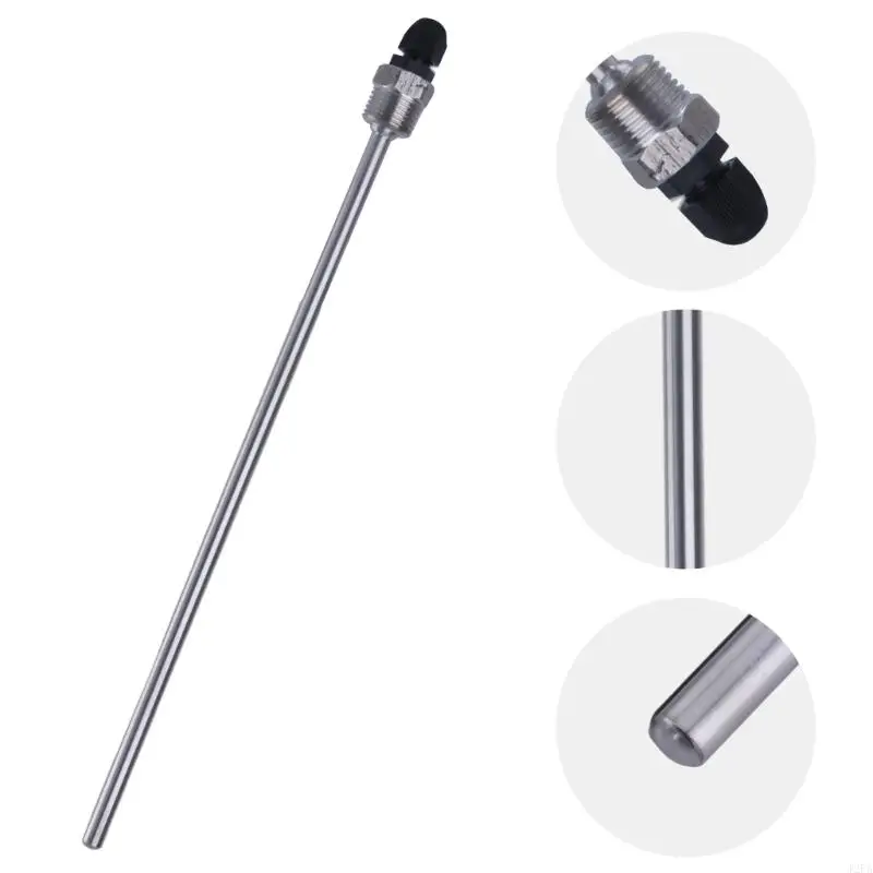 J2FA 1/2Inch không gỉ Thép không gỉ Sleeve cho cảm biến nhiệt độ (8x300mm), chia các ống bảo vệ