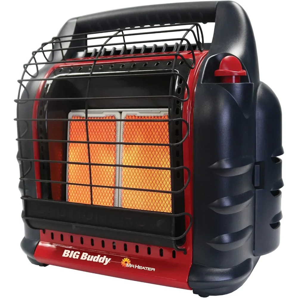 

Chimeneas, Massachusetts/Canada Portable LP Heater, Red, Regular, Red, Radiant, Chimeneas