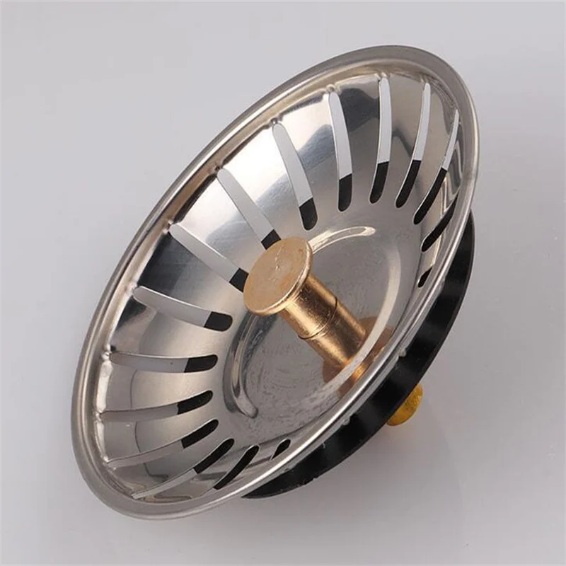 Kitchen Sink Filter Stainless Steel Pool Bathtub Drain Strainer Hair Catcher Stopper Waste Sink Filter Kitchen Tools Accessories