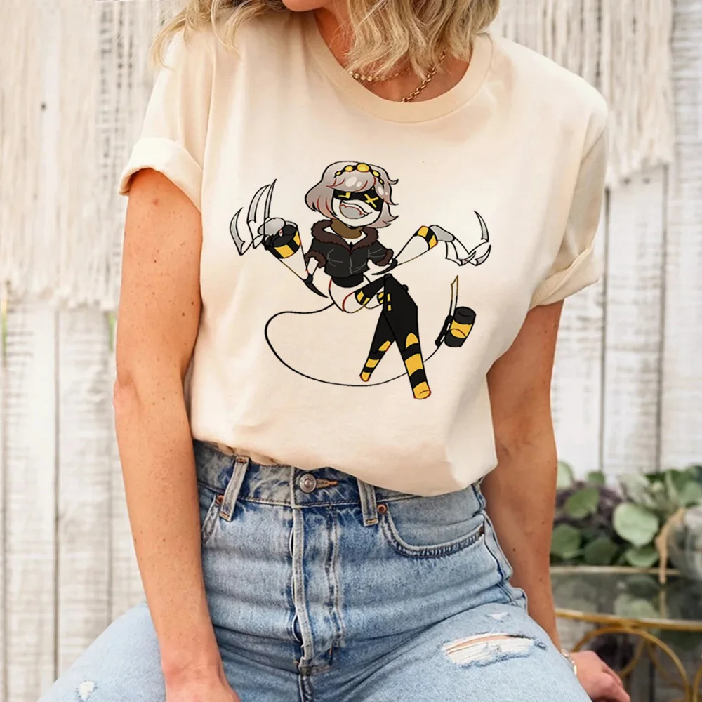 Murder Drones tshirt girl Breathable 2000s Comfortable Colorful Graphic Psychedelic tshirt Pop Culture Punk Breathable hip hop