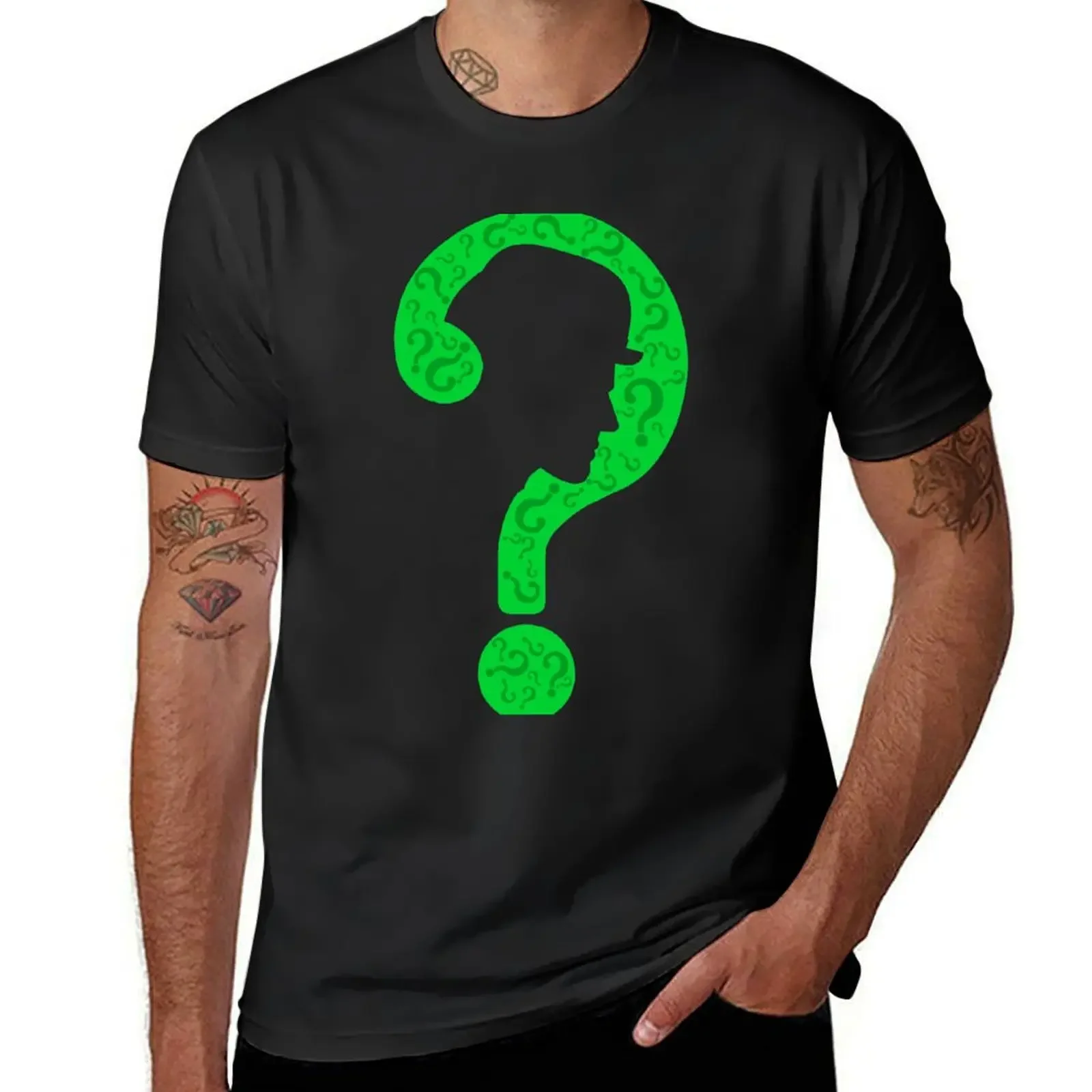 The Riddler ? T-Shirt plain plus size tops vintage graphic tee mens t shirts pack