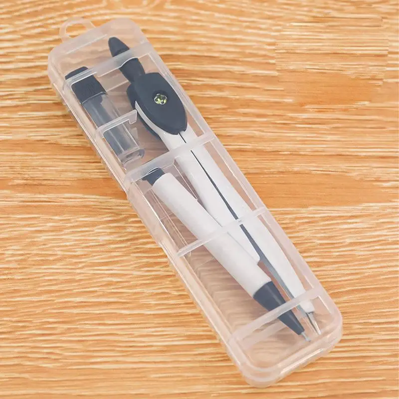 Drafting Compass Mechanical Pencil Drawing Compass For Geometry/Art/Woodworking Smooth Writing Drafting Compass With Extra Lead