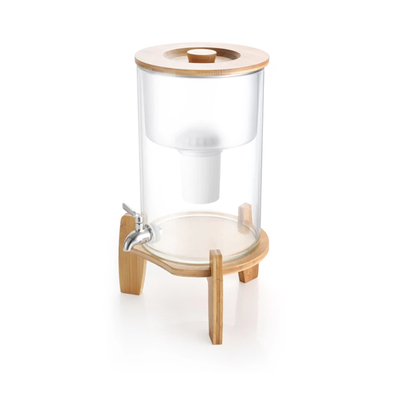 3.8L/9L Glass Alkaline Water Filter Tap Water Filter Purifier