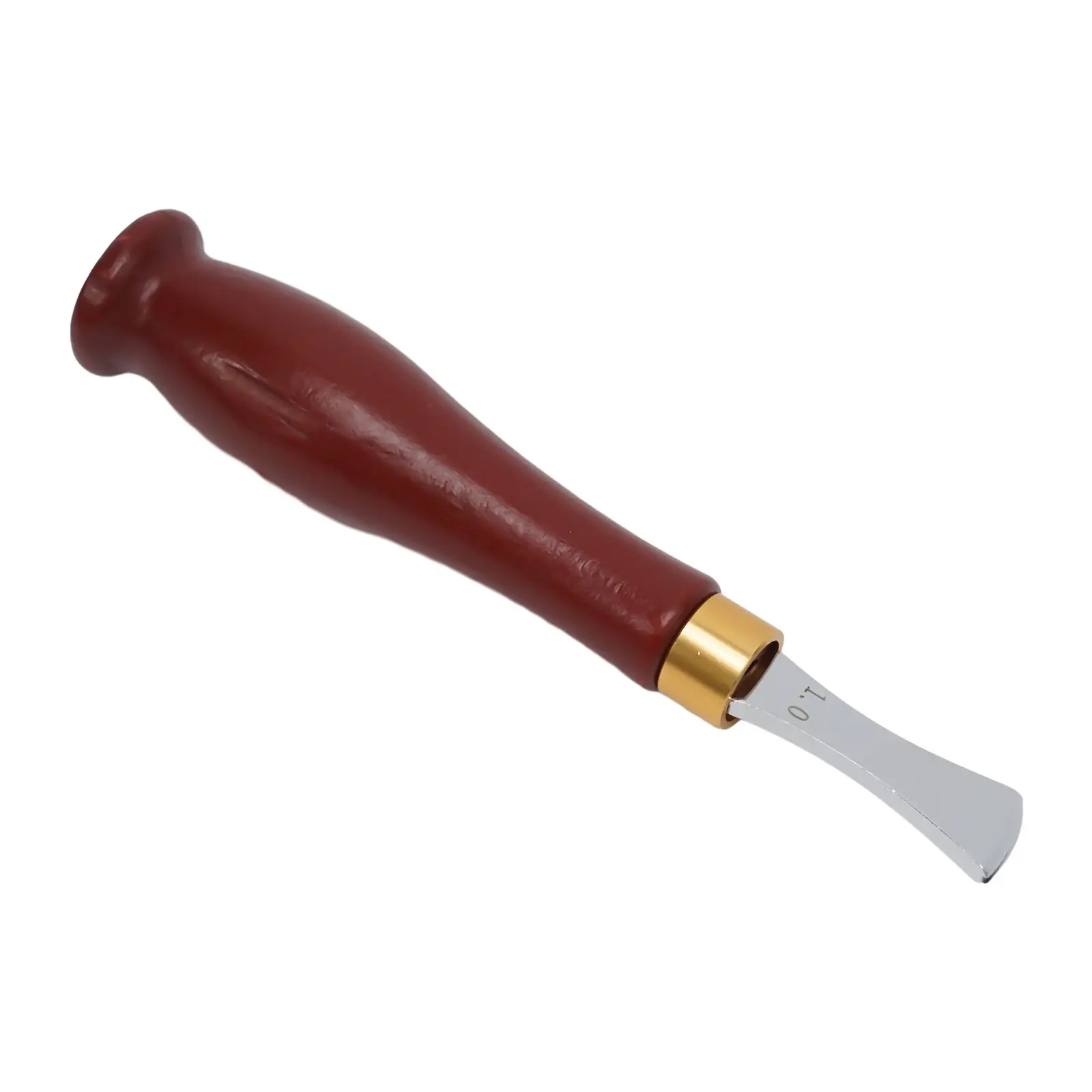 1 0mm Leather Arch Edge Sector Shallow Groove Crimper Pressure Line Tool  Steel and Wood Material for Durability