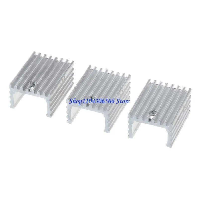02DD 20x15MM PC Heat Sink Transistor Radiator TO-220 Cooler Cooling Radiators 10PCS