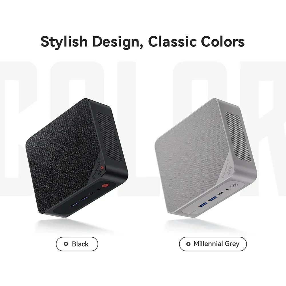 Beelink SER5 MAX Ryzen 7 5800H МИНИ-ПК DDR4 16 ГБ 500 ГБ SSD WIFI6 BT5.0 Настольный игровой компьютер VS SER7 SER8