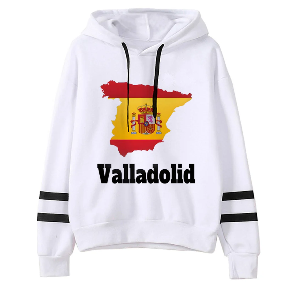 Valladolid 후드티 프린트 디자인, 애니메이션 트렌디 캐쥬얼 웨어, 젊고 현대적인 스타일, 십대 운동복, 일본 젊은이 애슬레저