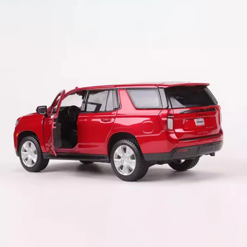 Diecast 1:26 Scale Tahoe 2021 Alloy SUV Car Model Simulation Toy Finished Product Collection Gift Static Model Display Souvenir