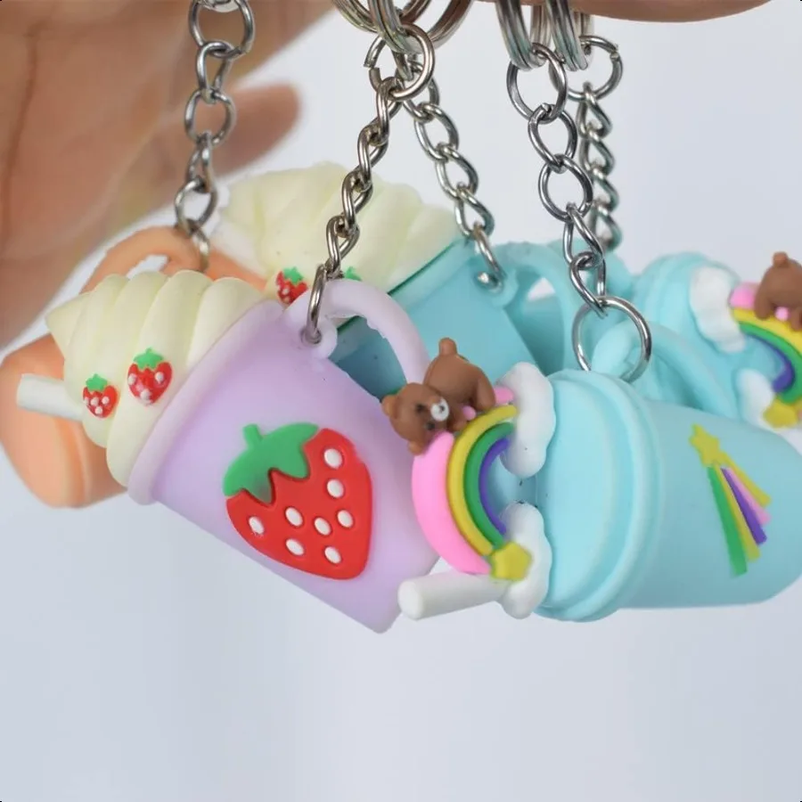 50 قطعة سلاسل المفاتيح السائبة 1 بوصة حلقات المفاتيح وسلسلة