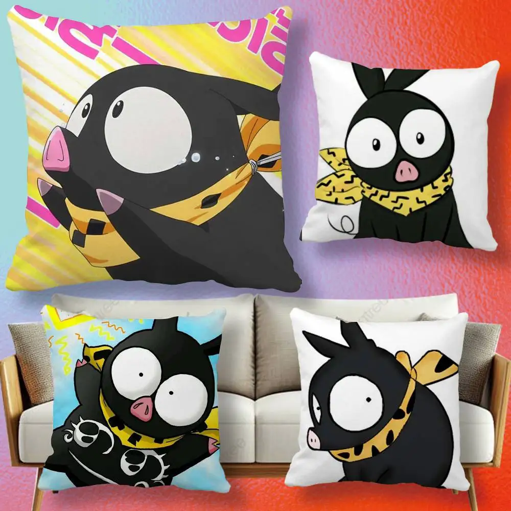 Anime Cute Ranma P Chan  Double-sided printed pillow cover Solid color minimalist pillowcase, fits all bedroom styles