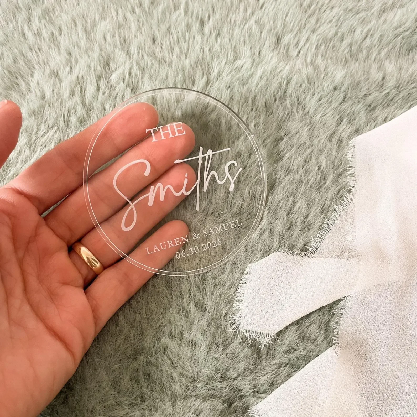 Personalized Wedding Coaster Keepsake Engraved Wood Bridal Shower Guest Favor Custom Party Favours Wedding Place Cards Names
