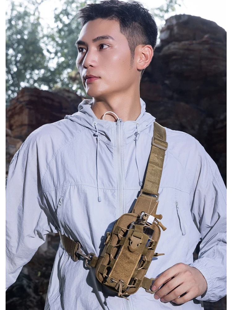 AliExpress NONE Tactical Waist Bag Outdoor Multifunctional Mobile Phone Messenger Chest Bag Camping Mountain Climbing Cycling Water Bottle Bag