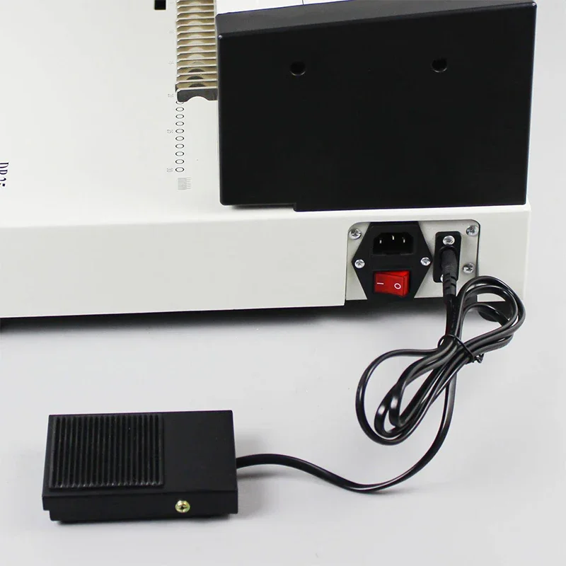 220V Electric Hole Punch, 34-Hole Ring Binding, Free Blade Removal, Electric Binding Machine, A4 Hole Punch DP25