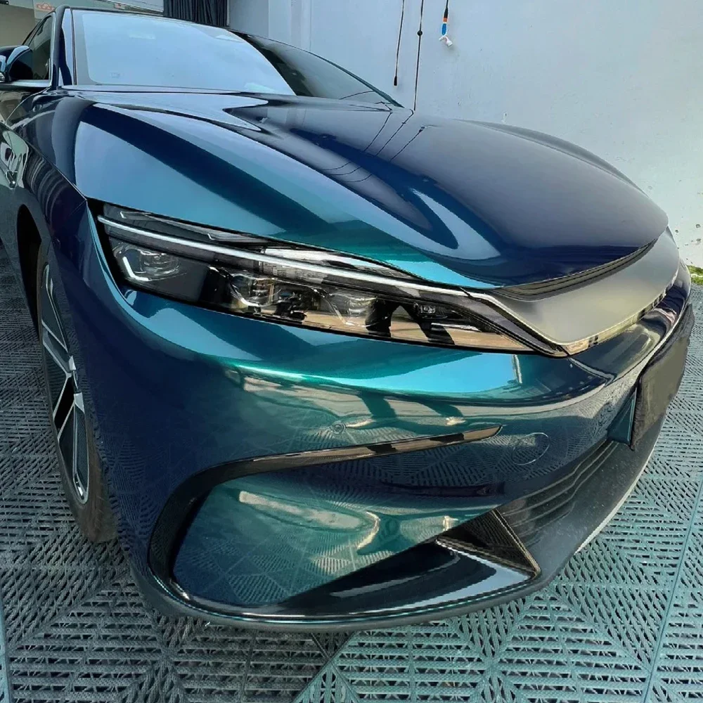 

PET Qianshan Cui Vinyl Car Sticker Auto Wrapping Film Self-adhesive Waterproof Scratch Resistant Decal Motorcycle Car Decor Film