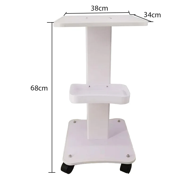 Stainless Steel Trolley Stand, Beauty Cart for Hair Salon, Rolling Storage Organizer