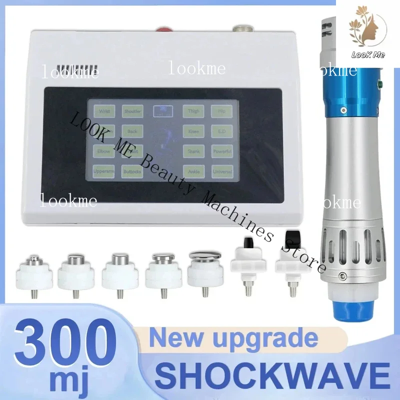 

Effective 300mj Shockwave Therapy Machine With 7 Heads Body Massage ED Treatment Relax Physiotherapy Pain Relief 2025