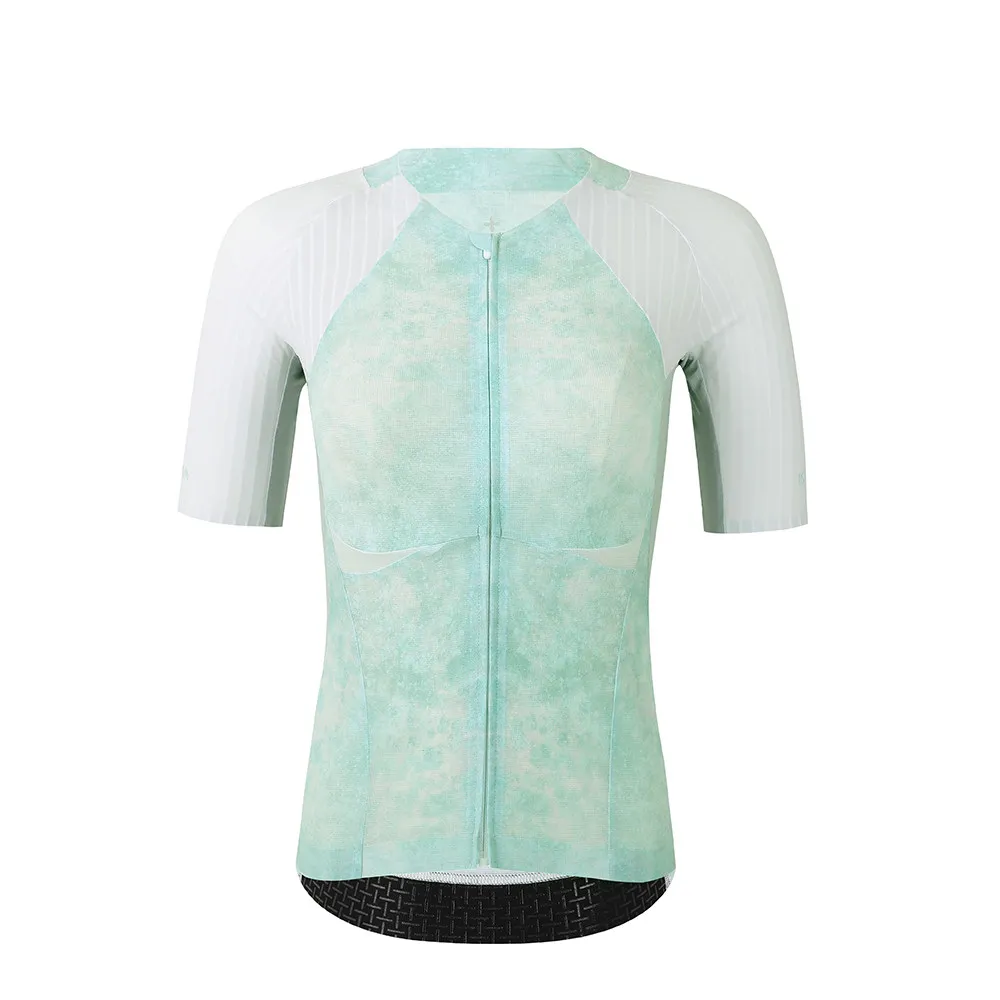 

ISEEMIGGA Cycling Suit Double Arrow Shockproof Seat Pad Breathable Short Sleeve Top Shorts Women's Style