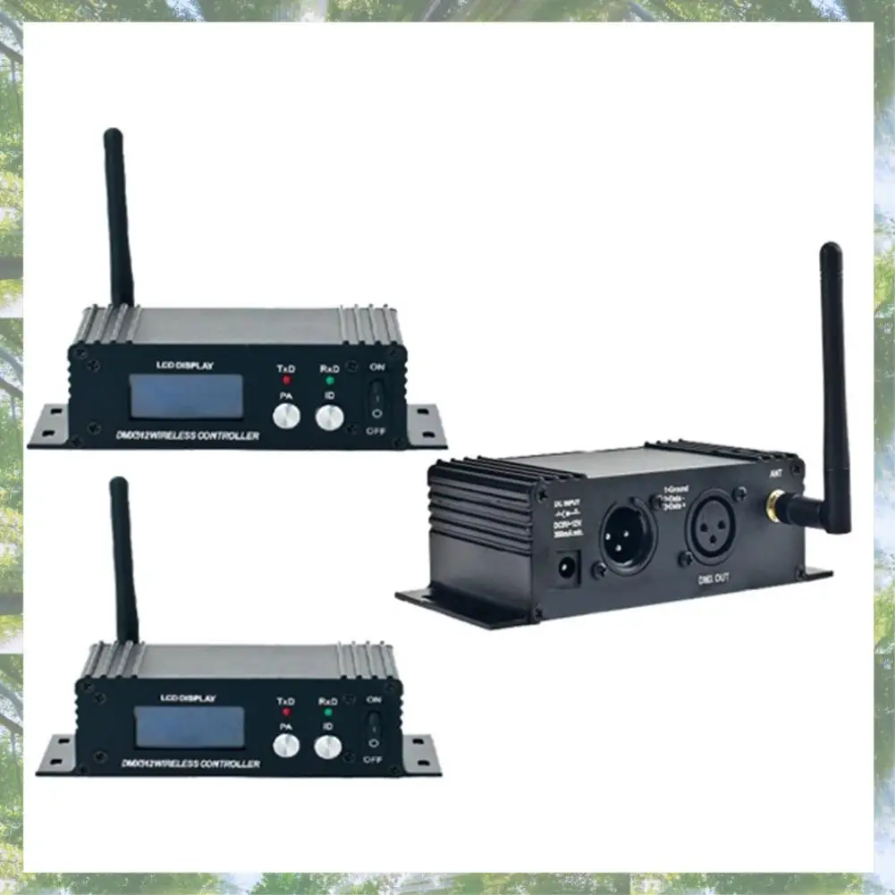 

Премиум-DMX 512, беспроводной контроллер, приемник, передатчик, ЖК-дисплей, регулируемая мощность для диско-джей, вечеринки, сцены, бара, светильник