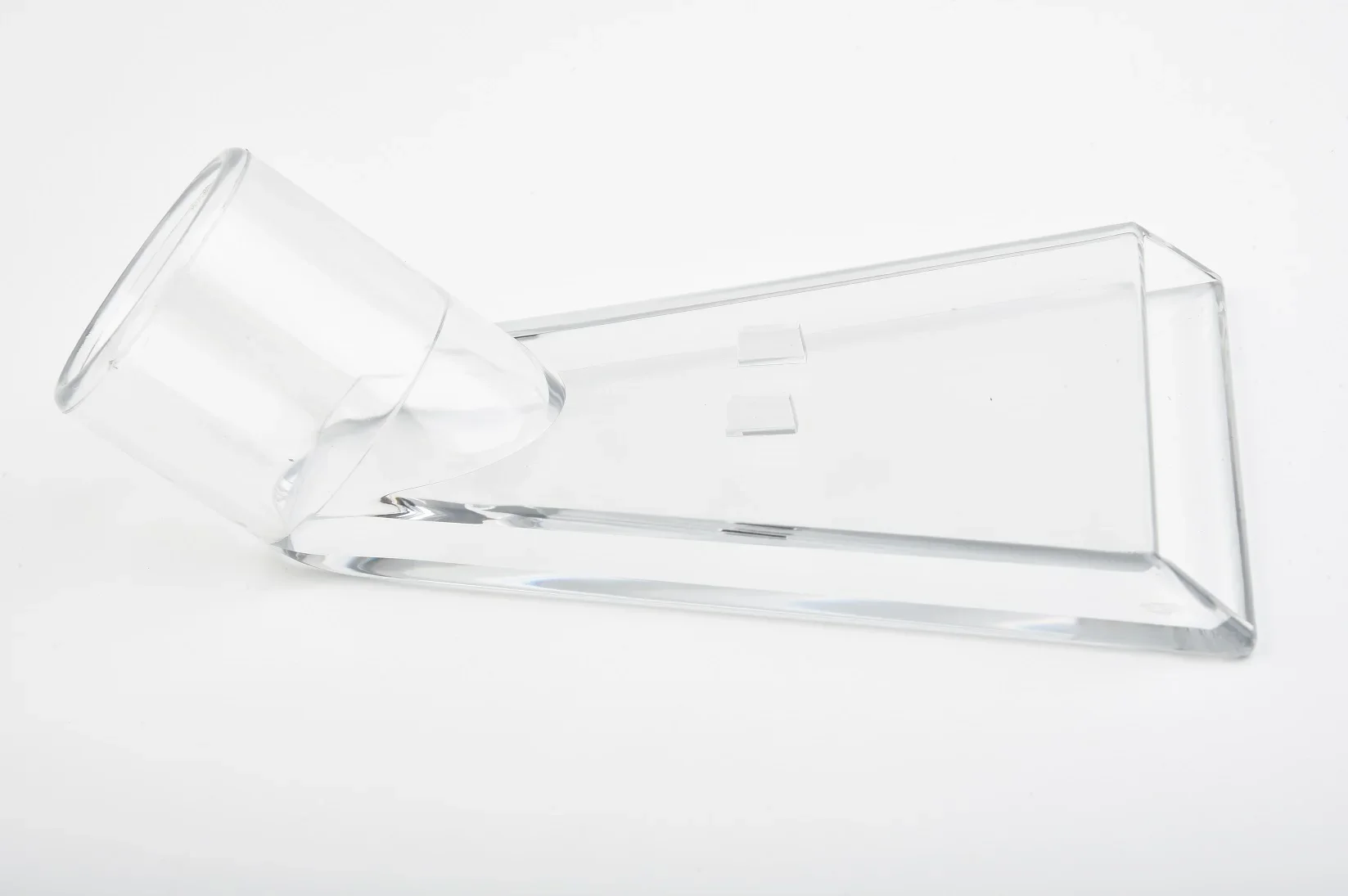 1pc plástico aspirador de pó cabeça da escova aspirador de pó bocal tapete limpeza cabeça sucção sofá raspador transparente