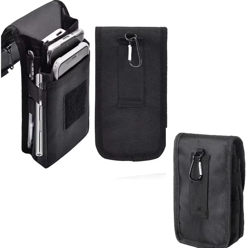 

Pen case, large screen phone case, multifunctional phone carrying case, casual waist bag, daily coin wallet, tactical Molle phon