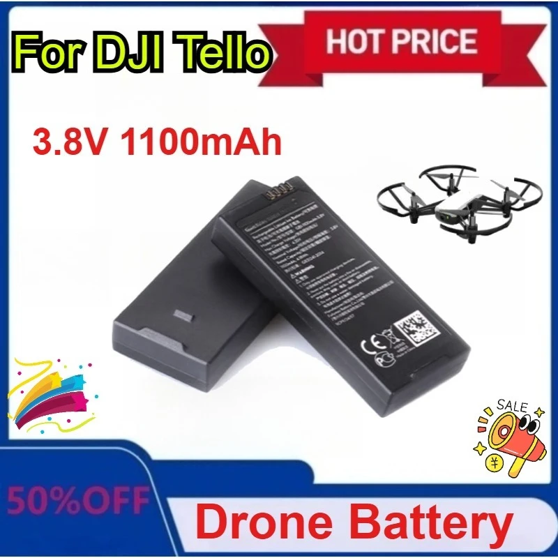 

New for Tello Battery 3.8V 1100mAh Voltage New Replacement Battery for Tello Intelligent Flight Battery Accessories