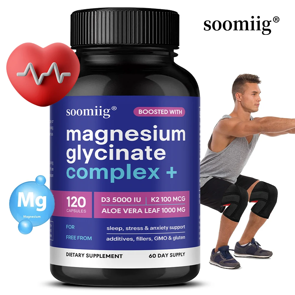 

Высоко впитывающийся магниевый глицин помогает расслабить мышцы, поддерживать здоровье костей, сердца и нервов и способствует сну — 120 капсул.