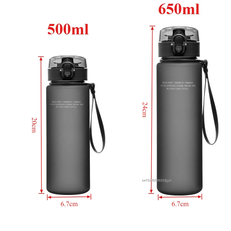 Leak Proof Sports Water Bottle High Quality Tour Hiking Portable Drink Bottles with Filter 500ml 650ml Camping Gym Cup