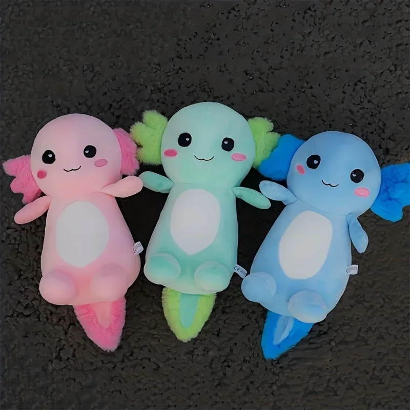 Juguete de peluche Axolotl, juguete de peluche Axolotl, anfibios de Ambystoma, decoración del hogar, fiesta de cumpleaños, versión de paquete