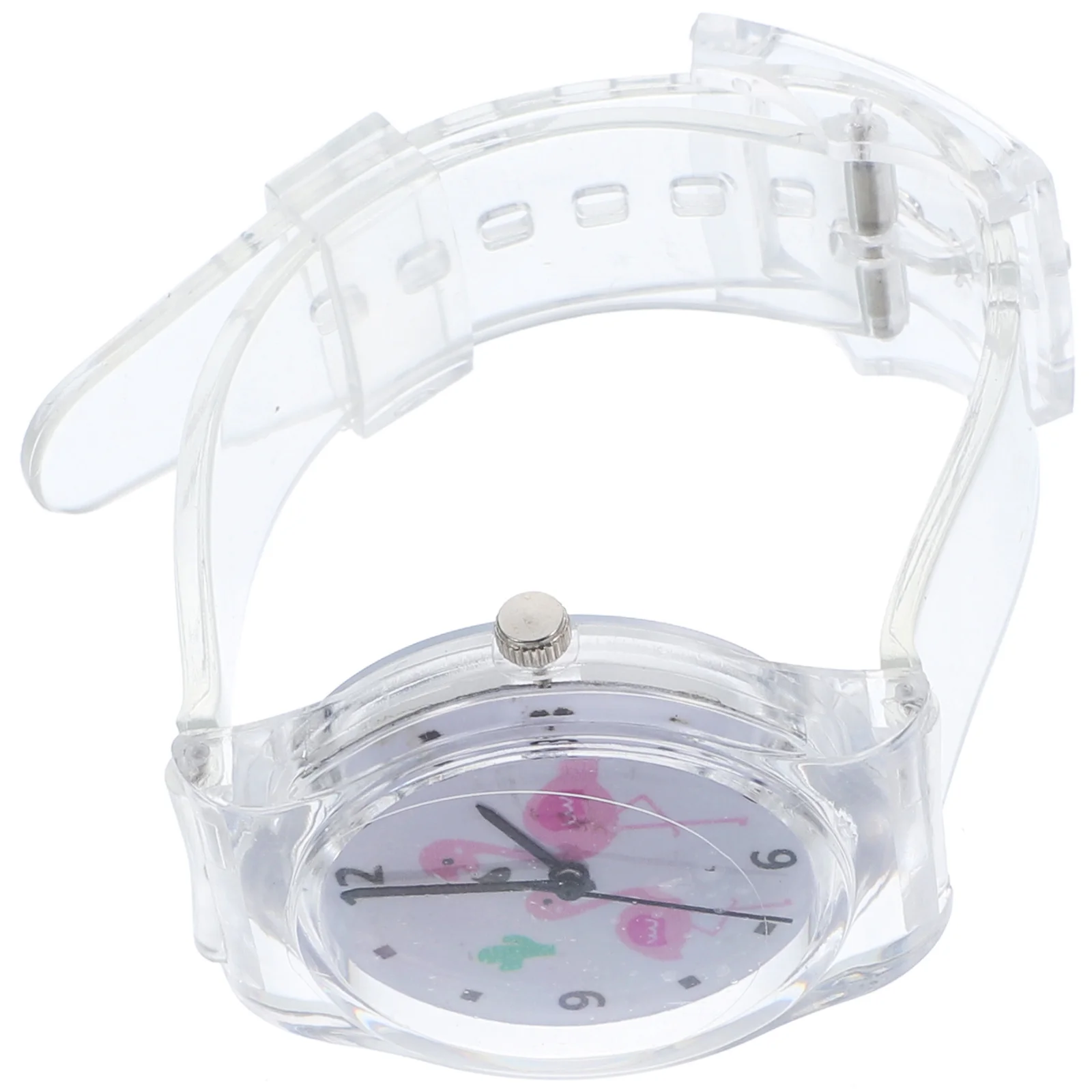 

1Pcs Flamingo Watch Creative Quartz Watch Lovely Comfortable Strap Birthday Gift for Students