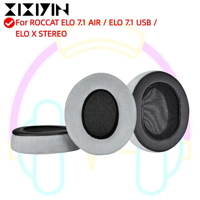 

XIXIYIN Replacement Memory sponge Ear Pads For ROCCAT ELO 7.1 AIR / ELO 7.1 USB / ELO X STEREO Headset Earmuffs Repairing Parts