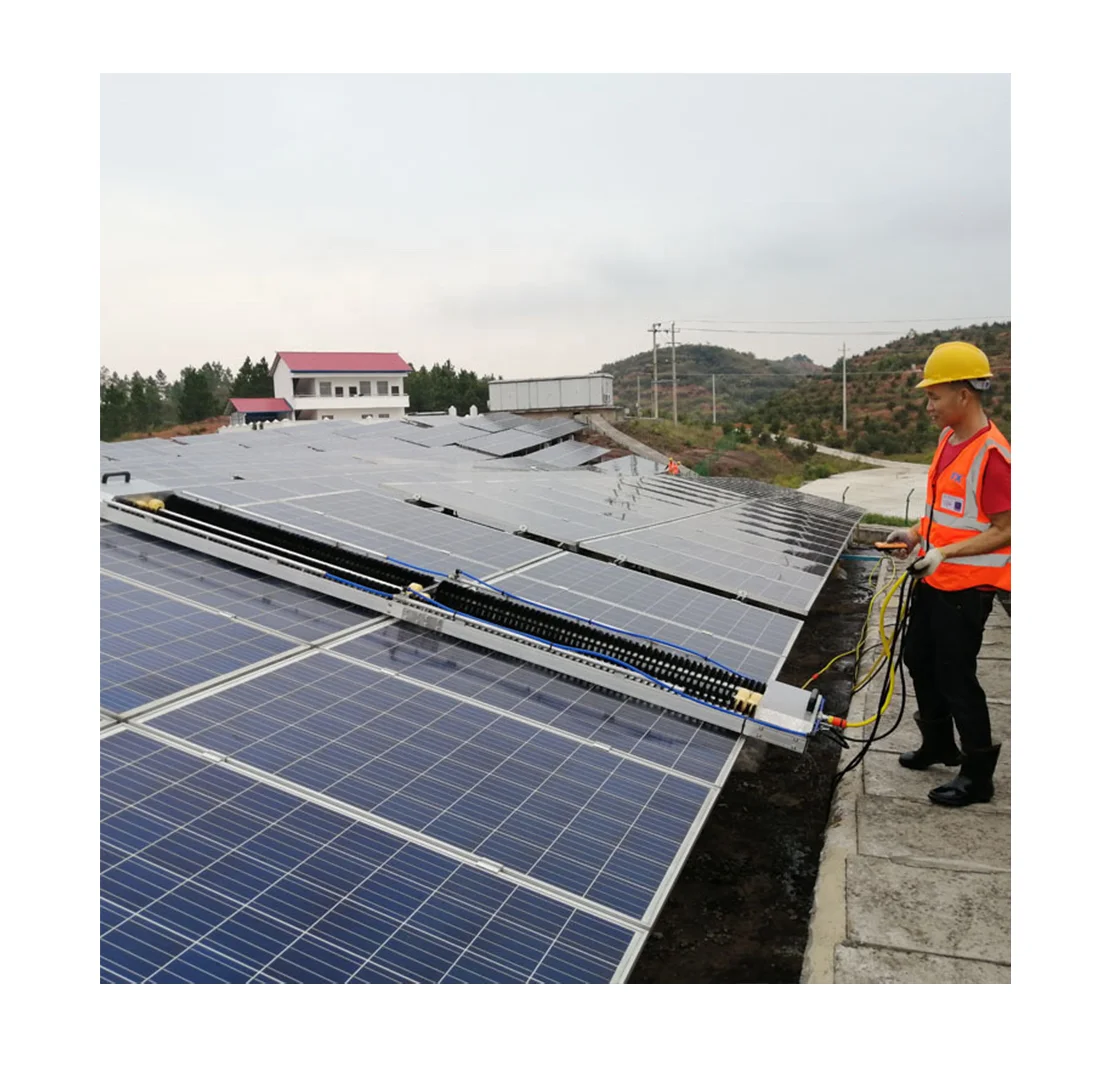 Wholesale Photovoltaic PV Panel cleaning Automatic solar Clean brush robot equipment machine For Solar Energy System station