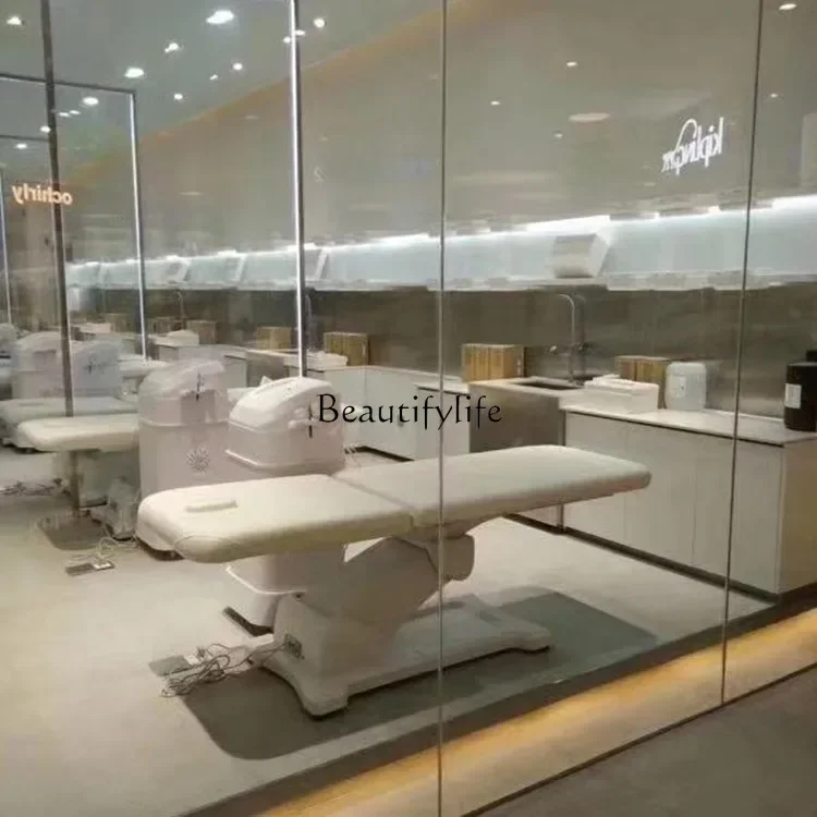 LS 04 رفع كهربائي طبي تجميل الوشم صالون تجميل تدليك طبي خاص سرير تدليك