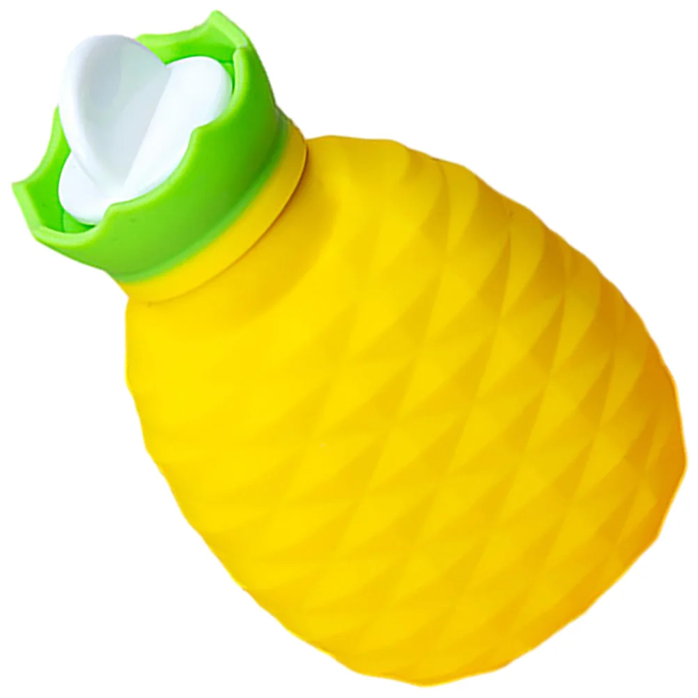 

1Pc Silica Gel Hot Water Bag Large Comfortable Yellow Bottle Portable H Warmer Reusable Cartoon Pouch Winter Outdoor Heating