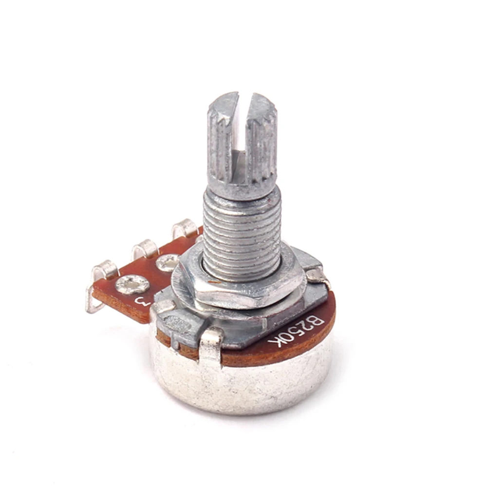 

Potentiometer Guitar Volume Amp 250K Linear Audio-potentiometers B250K Solder Lugs Number