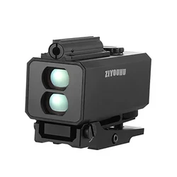 1200M Mini Laser Rangefinder with Red Dot for Hunting Distance Angle Speed Measurement Tactical Rifle Scope Mounted Range Finder