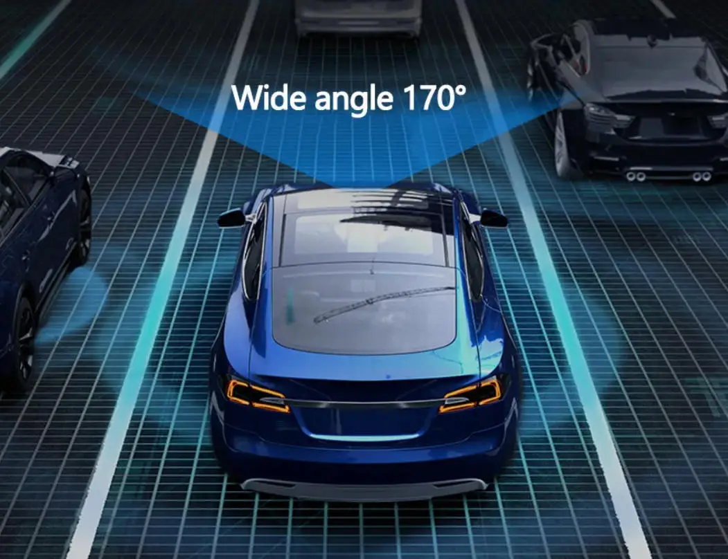 

Видеорегистратор BigBigRoad с IPS-экраном и функцией потоковой передачи изображения на зеркало заднего вида для Renault Kwid, Kangoo, Kaptur, Sandero Sport, RS, Triber