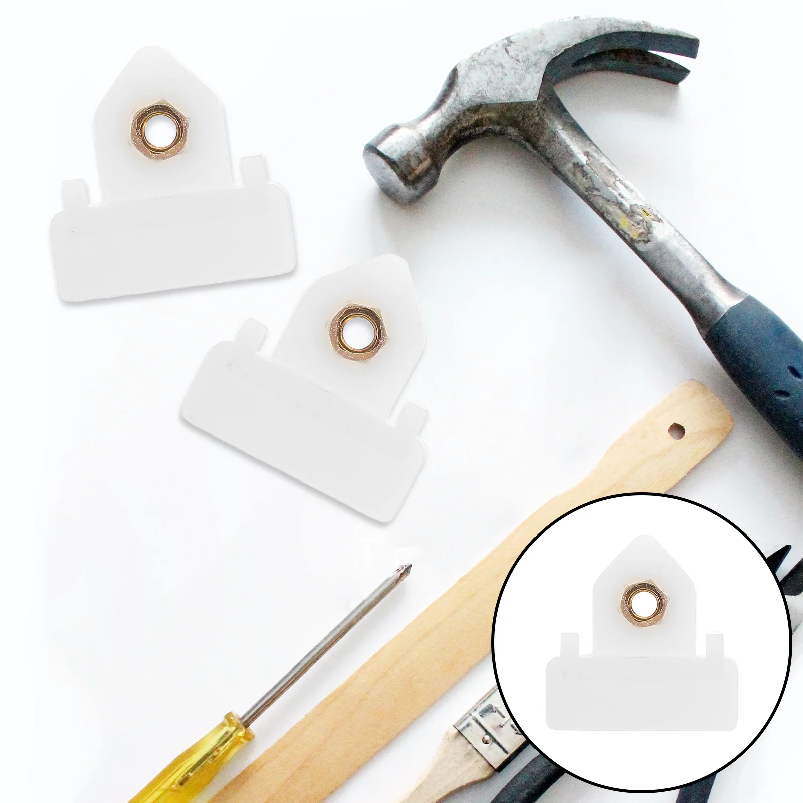 4 قطعة مقاطع قناة نافذة السيارة قابل للتعديل الباب الزجاج التجنيب المشبك للسيارات البلاستيك نافذة وشاح حامل قناة الزجاج دائم #1