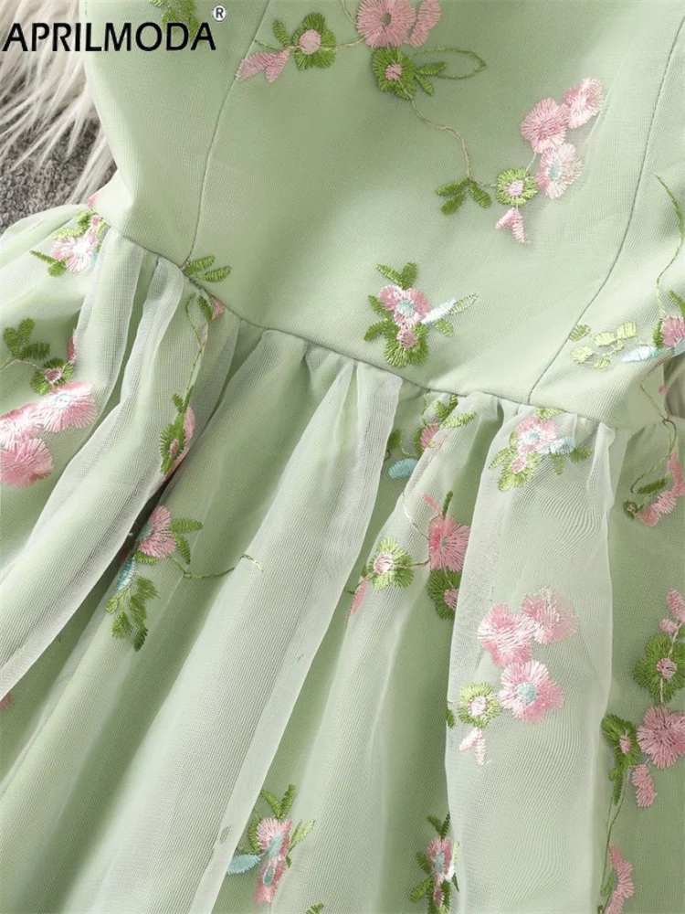 Elegant สั้นวันหยุดดอกไม้เย็บปักถักร้อยสั้น Tulle Homecoming มินิพรหมชุด Fairy พรรคอย่างเป็นทางการชุดเจ้าสาว Gowns