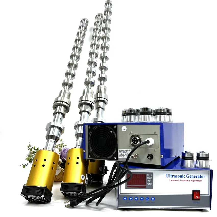 

2000W 20khz Titanium Or Steel Tubular Transducer For Ultrasonic Extraction Probe