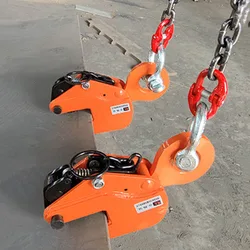 Lifting Clamps Flip Vertical Horizontal Heavy Duty Steel Board Lifting Crane Accessories 1T/2T/3T Steel Plate Loading Hook